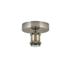 Plafon 1 Luz Elkan Cuero 1 X E-27