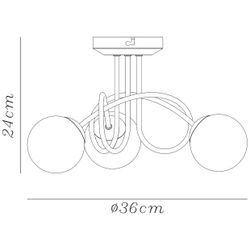 Plafon 3L Migos Laton 3 X 28 G-9