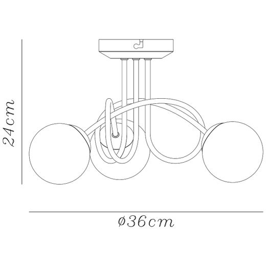 Plafon 3L Migos Laton 3 X 28 G-9