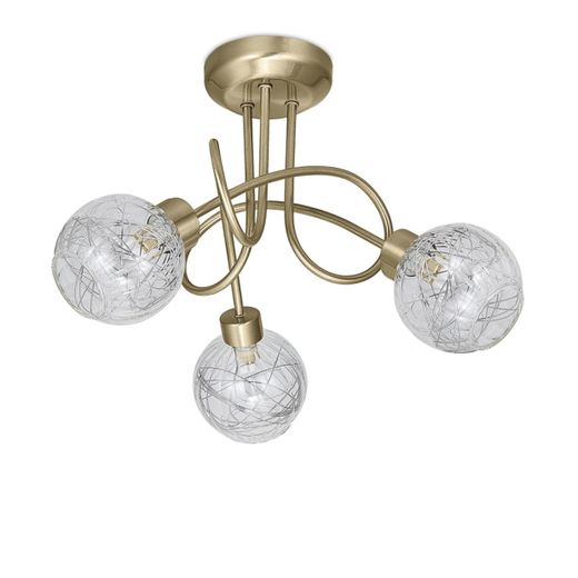 Plafon 3L Rolo Cuero 3 X 40W G-9