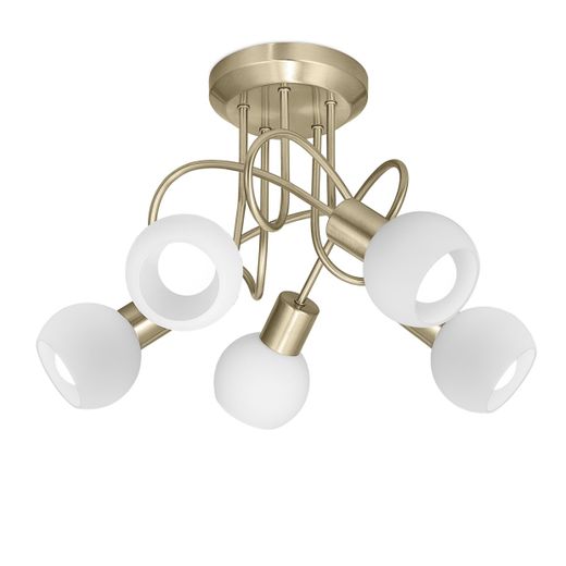 Plafon 5L Opal Cuero 5 X 40W E-14