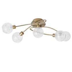 Plafon 5L Rolo Cuero 5 X 40W G-9