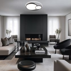 Plafon Led Brolo Negro Led 50-60W 4000K