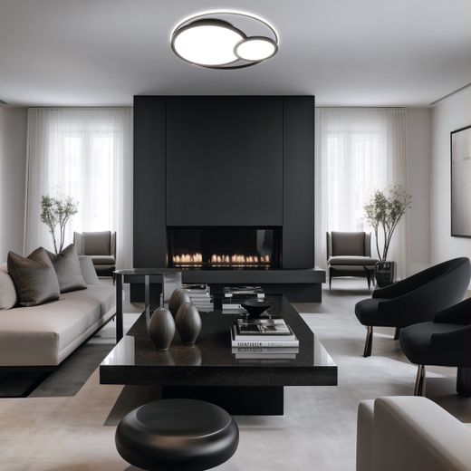 Plafon Led Brolo Negro Led 50-60W 4000K