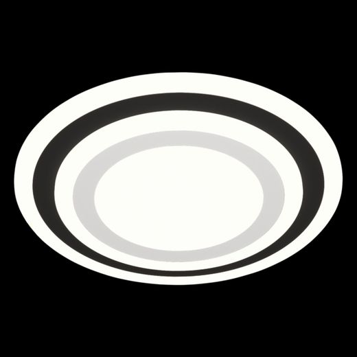 Plafon Led Galet Negro Led 38W 1725Lm 4000K