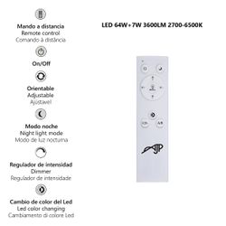 Plafon Led Garona Led 64W+7W 3600Lm 2700-6500K