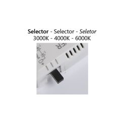 Plafon Led Indra Blanco 40Cm Led 48W 3000/4000/6000K