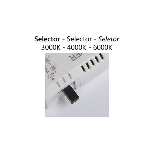 Plafon Led Indra Blanco 40Cm Led 48W 3000/4000/6000K