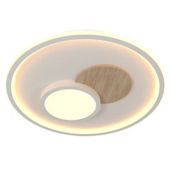 Plafon Led Tana Blanco-Madera Led 90W 3000/4000/6000K