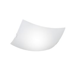 Plafon Nomad Cuadrado Blanco 2 X 60W E-27 - 30Cm