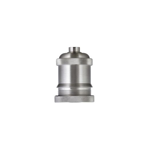 Portalamp. E-27 Niquel Satinad