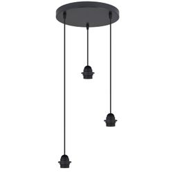 Redondo 3L Larrue Negro 3 X 60W E-27