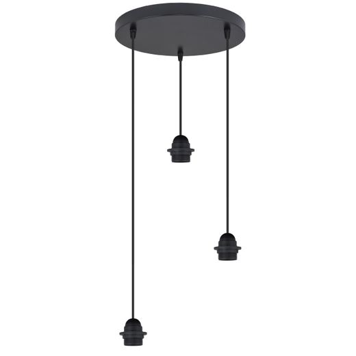 Redondo 3L Larrue Negro 3 X 60W E-27