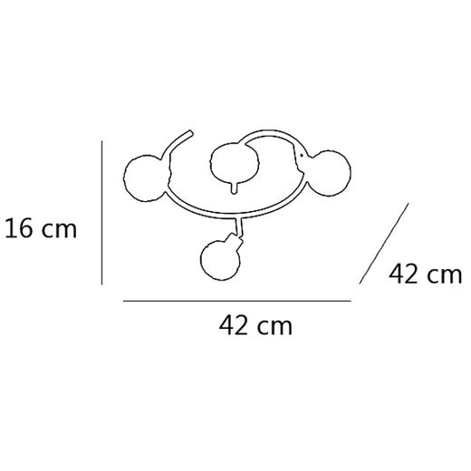 Redondo 3L Rolo Cuero 3 X 40W G-9