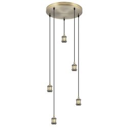 Redondo 5L Elkan Cuero 5 X 60W E-27
