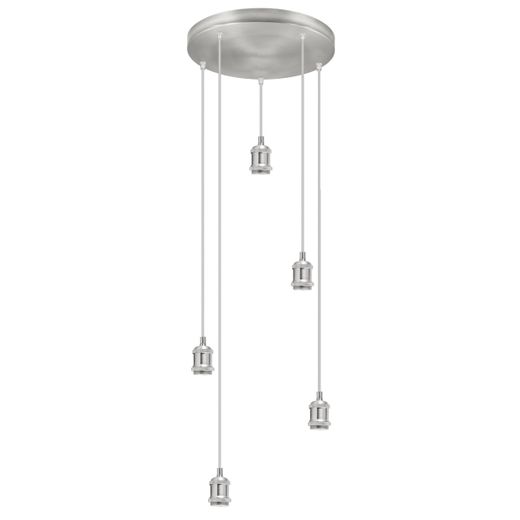 Redondo 5L Elkan Niquel Sat. 5 X 60W E-27