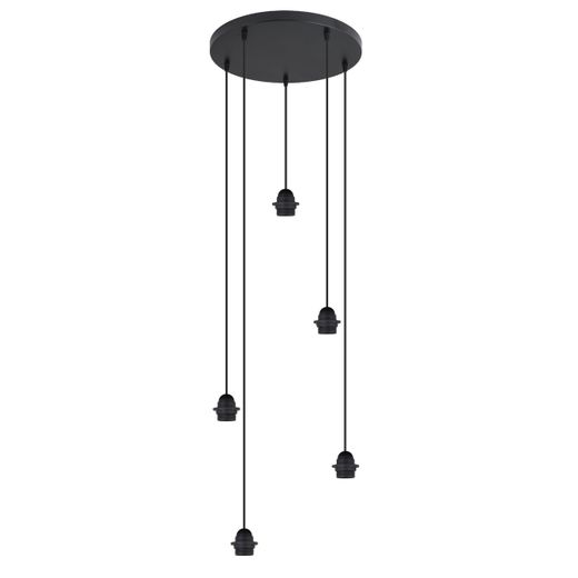 Redondo 5L Larrue Negro 5 X 60W E-27