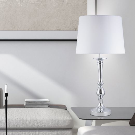 Rinconera Tudor Cromo 1 X 60W E-27