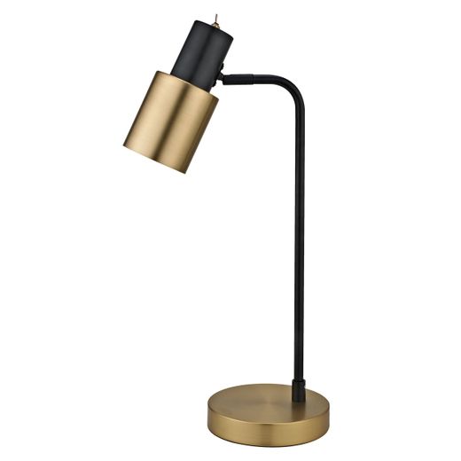 Sobremesa 1L Maena Negro-Laton 1 X 40W E-14