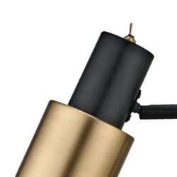 Sobremesa 1L Maena Negro-Laton 1 X 40W E-14