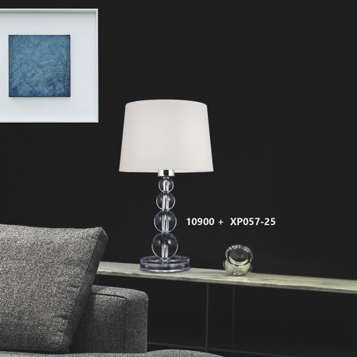Sobremesa 1L. Versalles Cromo 1 X 60W E-27 - Sin Pantalla