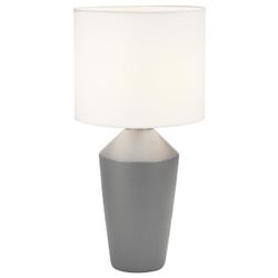 Sobremesa Barron Gris 1 X 60W E-27
