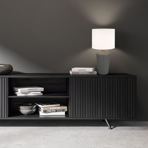 Sobremesa Barron Marron 1 X 60W E-27