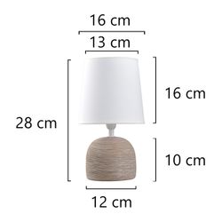 Sobremesa Baxter Marron