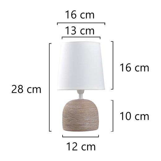 Sobremesa Baxter Marron