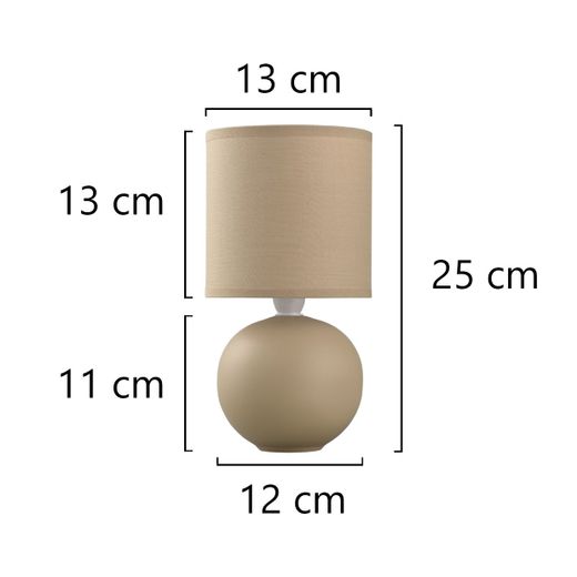 Sobremesa Caicos Marron