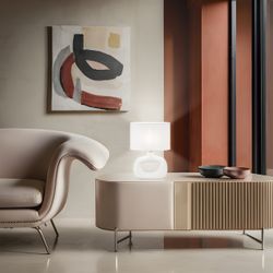 Sobremesa Dalton Blanco 1 X 40W E-14