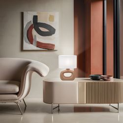 Sobremesa Dalton Terracota 1 X 40W E-14