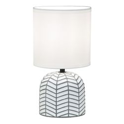 Sobremesa Darren Blanco/Gris 1 X 40W E-14