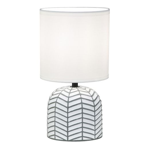 Sobremesa Darren Blanco/Gris 1 X 40W E-14