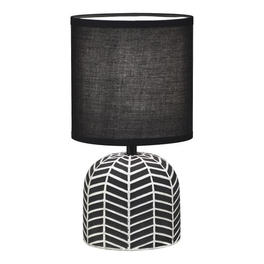 Sobremesa Darren Negro/Blanco 1 X 40W E-14