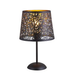 Sobremesa Grasse  Negro-Oro 1 X 60W E-27