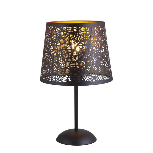 Sobremesa Grasse  Negro-Oro 1 X 60W E-27