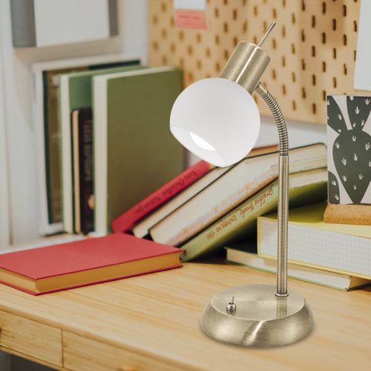 Sobremesa Opal Cuero 1 X 40W E-14