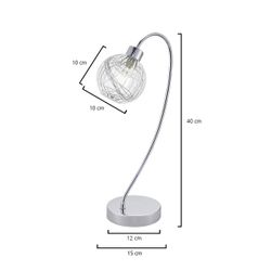 Sobremesa Rolo Cromo 1 X 40W G-9