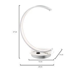 Sobremesa Uber Cromo Led 8W 760Lm 4000K