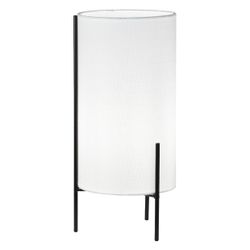 Sobremesa Virgil Blanco/Negro 1 X 40W E-14