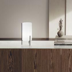 Sobremesa Virgil Blanco/Negro 1 X 40W E-14