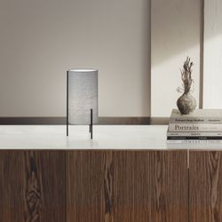 Sobremesa Virgil Gris/Negro 1 X 40W E-14