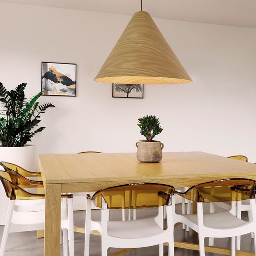 Lámpara colgante TESSA Lumiere Largo 61 Ancho 50 Alto 160