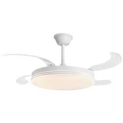 Ventilador Ecos Blanco 50Cms 4 Palas Led 72W
