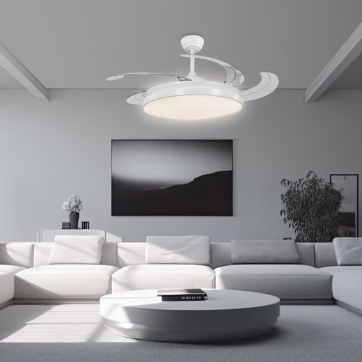 Ventilador Henry Xxl Blanco 60Cms  4 Palas