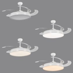 Ventilador Henry Xxl Blanco 60Cms  4 Palas