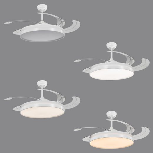 Ventilador Henry Xxl Blanco 60Cms  4 Palas