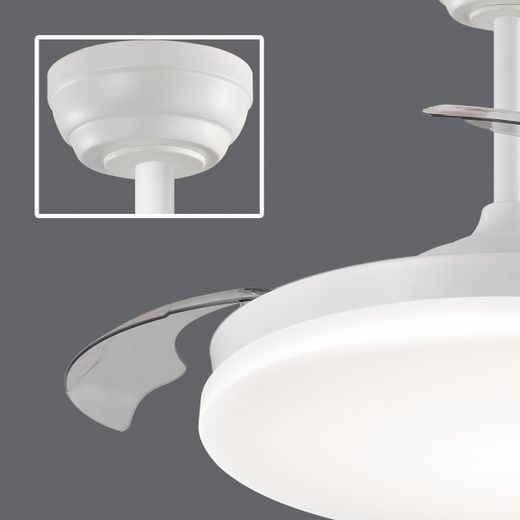 Ventilador Mini Malta Café  40 Cm 3 Palas