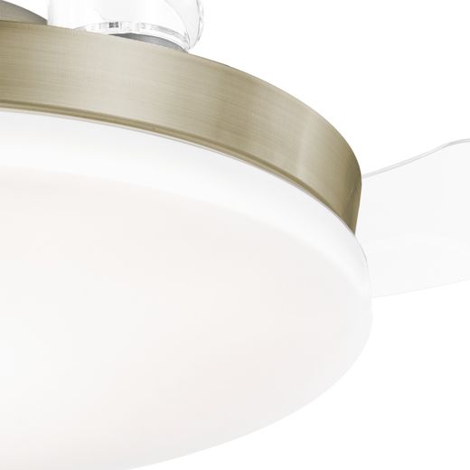 Ventilador Mini Malta Cuero 40 Cm 3 Palas